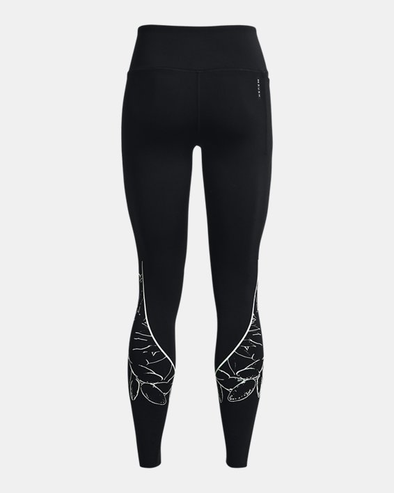 Women's UA RUSH™ SmartForm Custom Length Leggings in Black image number 8